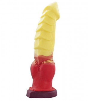 Фантазийный фаллоимитатор "Огненный дракон" - 27,5 см.