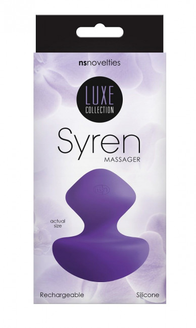 Фиолетовый универсальный вибромассажер Luxe Syren Massager Фиолетовый универсальный вибромассажер Luxe Syren Massager