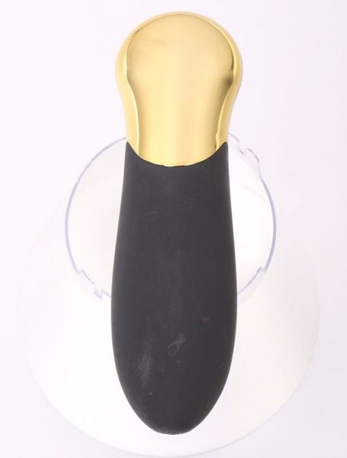 Черный вибростимулятор PRO-X5 с функцией вакуумной стимуляции