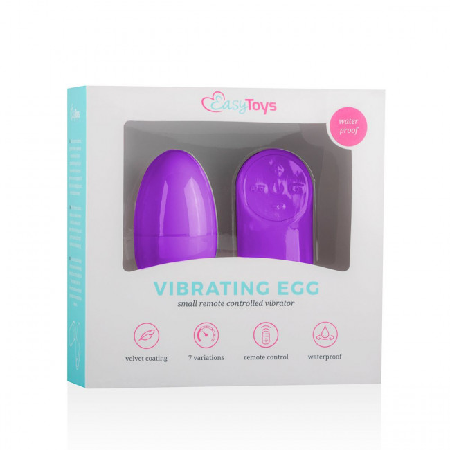 Фиолетовое виброяйцо Vibrating Egg с пультом ДУ Фиолетовое виброяйцо Vibrating Egg с пультом ДУ