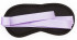 Чёрная маска на глаза Purple&Black с фиолетовыми завязками