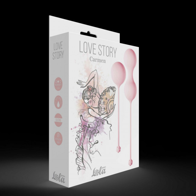 Набор розовых вагинальных шариков Love Story Carmen Набор розовых вагинальных шариков Love Story Carmen