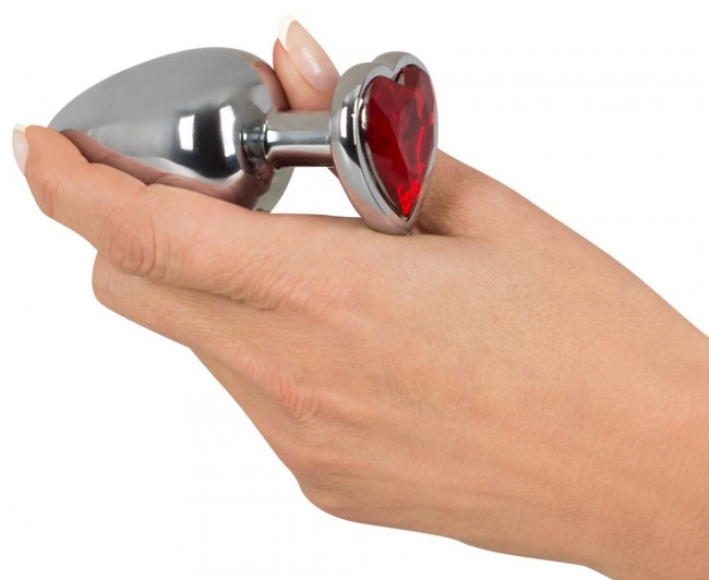 Большая алюминиевая пробка с красным кристаллом - 9,4 см. Большая алюминиевая пробка с красным кристаллом - 9,4 см.