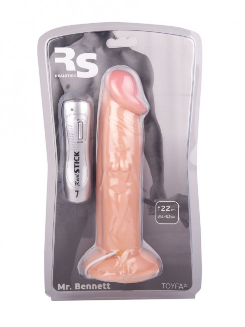 Вибратор с фигурками мужчины и женщины на стволе - 20 см. Вибратор с фигурками мужчины и женщины на стволе - 20 см.