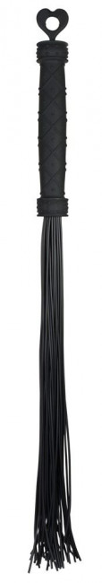 Силиконовая многохвостая плетка Peitsche Silikon - 50 см.