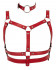 Красный комплект БДСМ-аксессуаров Harness Set