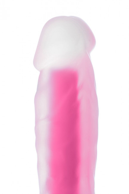 Прозрачно-розовый фаллоимитатор, светящийся в темноте, James Glow - 18 см. Прозрачно-розовый фаллоимитатор, светящийся в темноте, James Glow - 18 см.