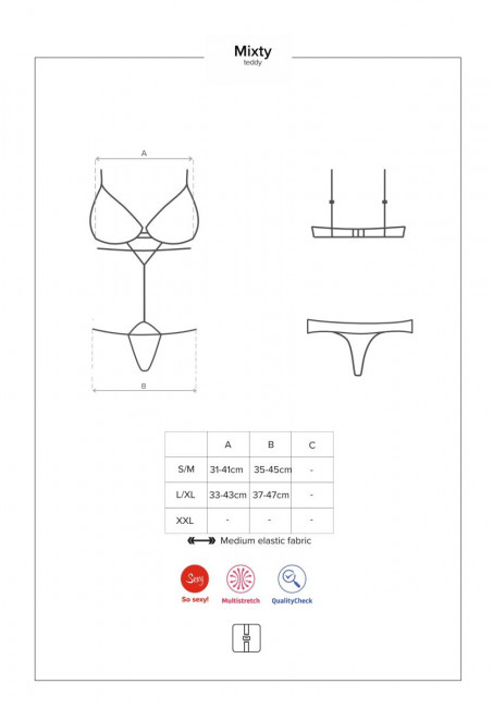 Оригинальное боди Mixty с кружевом Оригинальное боди Mixty с кружевом