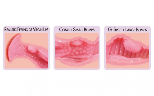 Мастурбатор-вагина с двойным слоем материала Haru Мастурбатор-вагина с двойным слоем материала Haru