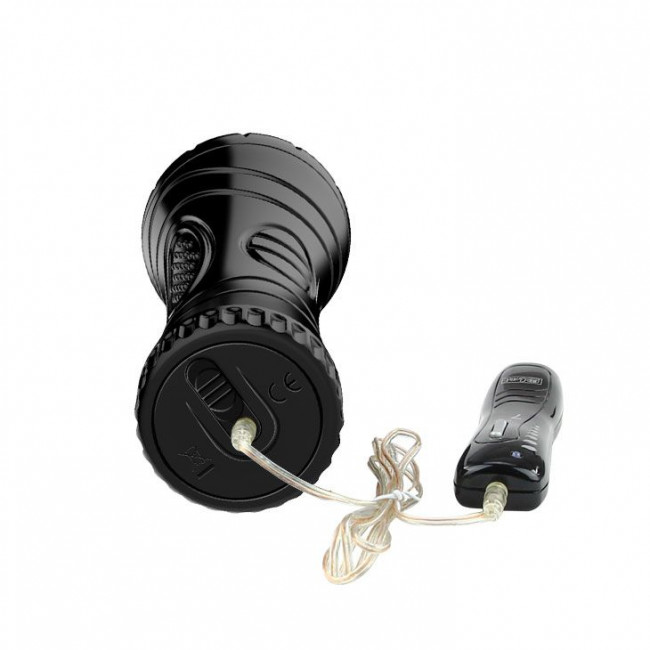 Мастурбатор-анус в колбе с 7 уровнями вибрации и выносным пультом Мастурбатор-анус в колбе с 7 уровнями вибрации и выносным пультом