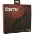 Черный массажер простаты Sceptre с ротацией - 21 см.