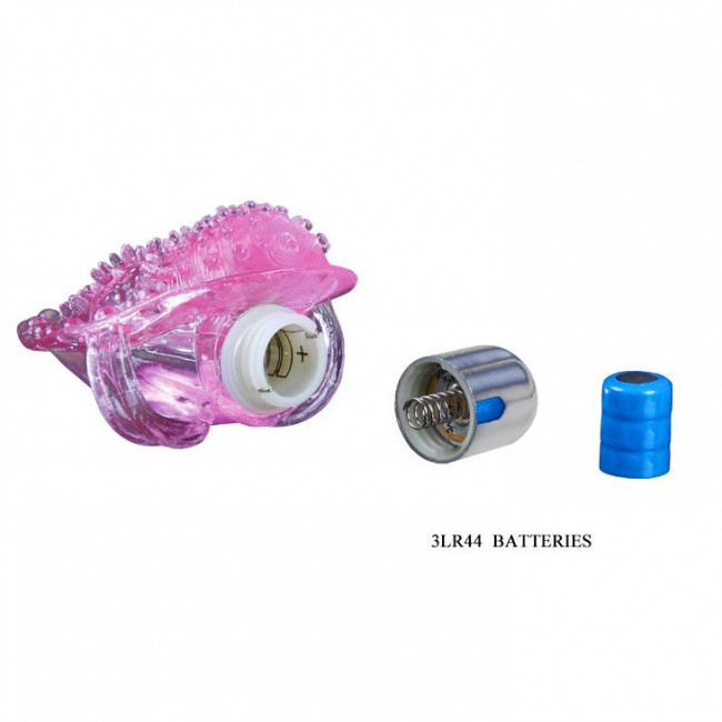 Розовая вибронасадка на пальчик для стимуляции клитора Розовая вибронасадка на пальчик для стимуляции клитора