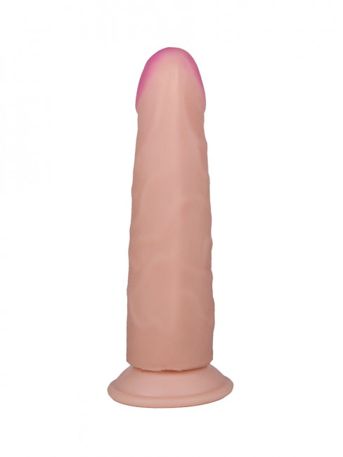 Фаллоимитатор на присоске из неоскин - 17 см. Фаллоимитатор на присоске из неоскин - 17 см.