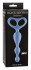 Синяя анальная цепочка Ultimate Beads - 17 см.