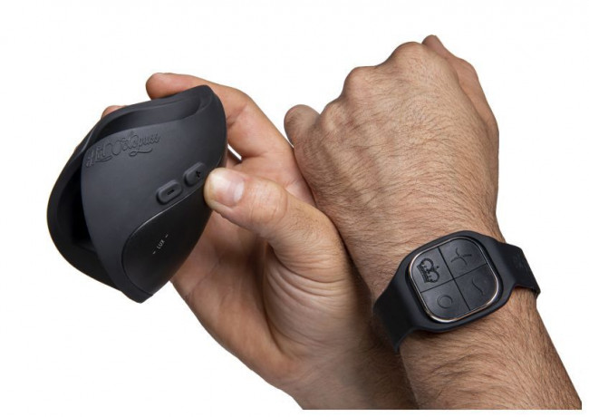 Темно-серый инновационный мужской осциллятор PULSE SOLO LUX с пультом ДУ Темно-серый инновационный мужской осциллятор PULSE SOLO LUX с пультом ДУ