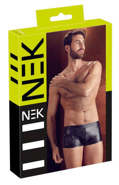 Облегающие трусы-шорты на молнии с кармашком Облегающие трусы-шорты на молнии с кармашком