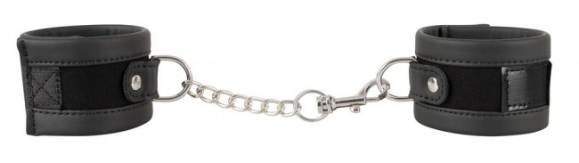 Черные наручники Handcuffs на цепочке Черные наручники Handcuffs на цепочке