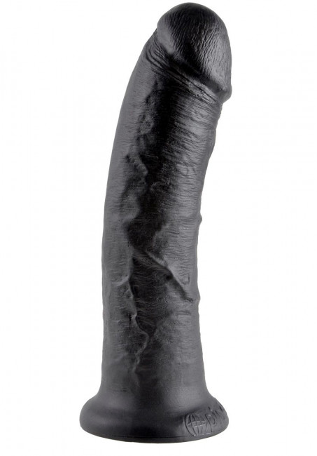 Чёрный фаллоимитатор 8" Cock - 20,3 см.