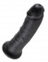 Чёрный фаллоимитатор 8" Cock - 20,3 см.