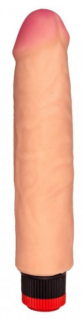 Телесный реалистичный вибратор №78 - 20,5 см. Телесный реалистичный вибратор №78 - 20,5 см.