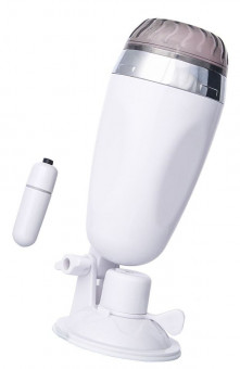 Белый мастурбатор-вагина "Дрючка-заменитель" 