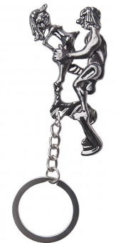 Серебристый брелок "Пара"