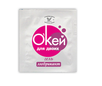 Гель-лубрикант "Окей для двоих" в одноразовой упаковке - 4 гр.