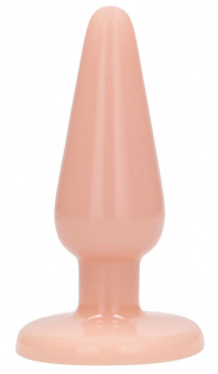 Телесная коническая анальная пробка Basic 5 Inch - 12,7 см.