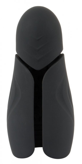 Черный силиконовый вибромастурбатор с нагревом Masturbator with 2 Functions Черный силиконовый вибромастурбатор с нагревом Masturbator with 2 Functions