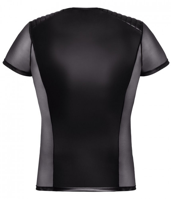 Эффектная футболка с сетчатыми рукавами Эффектная футболка с сетчатыми рукавами