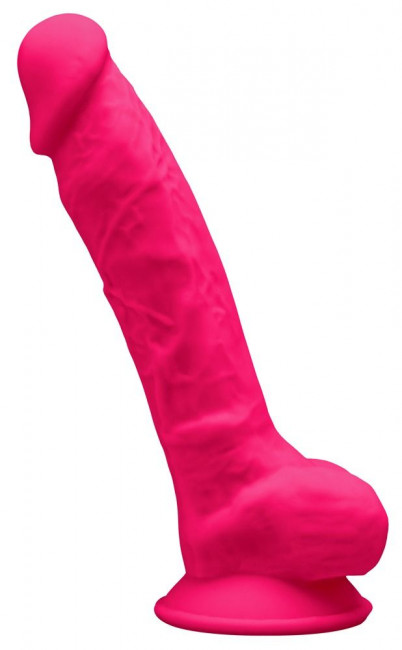 Розовый фаллоимитатор-реалистик Premium Dildo 7" Model 1 Premium - 17,5 см.