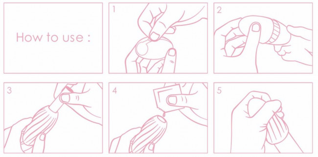 Набор из 6 голубых мастурбаторов Hedy