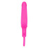 Розовая силиконовая пробка с прорезью Silicone Groove Probe - 10,25 см.