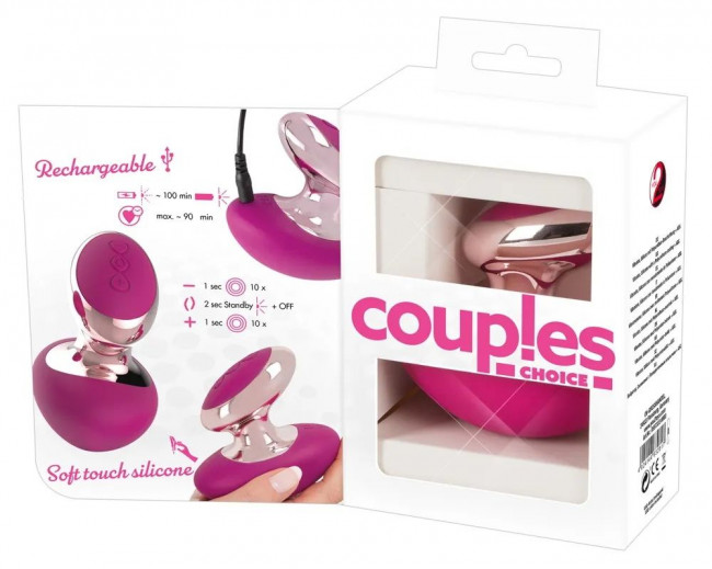 Ярко-розовый вибромассажер Couples Choice Massager Ярко-розовый вибромассажер Couples Choice Massager