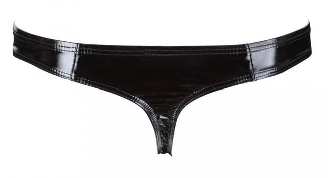 Сексуальные лаковые трусы-стринги Сексуальные лаковые трусы-стринги