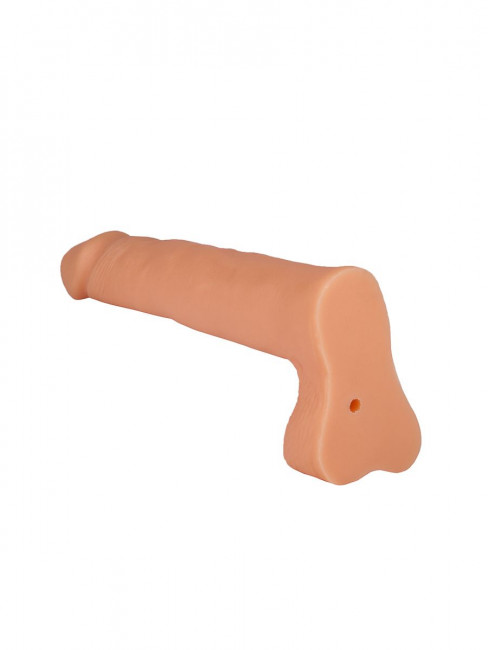 Телесный пустотелый реалистик - 17,5 см. Телесный пустотелый реалистик - 17,5 см.