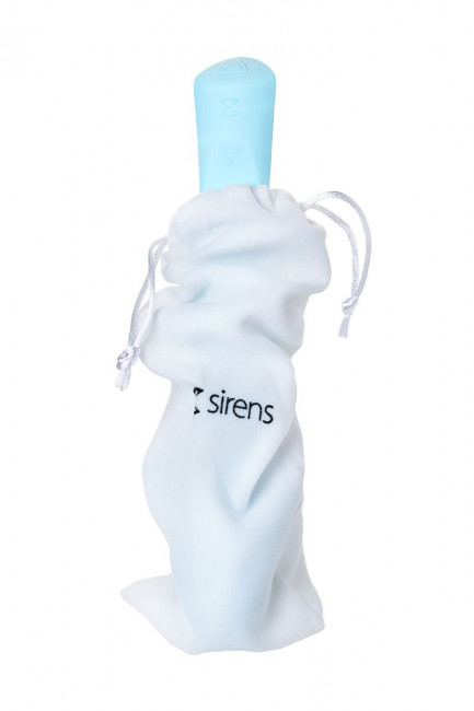 Голубой гибкий водонепроницаемый вибратор Sirens Venus - 22 см. Голубой гибкий водонепроницаемый вибратор Sirens Venus - 22 см.