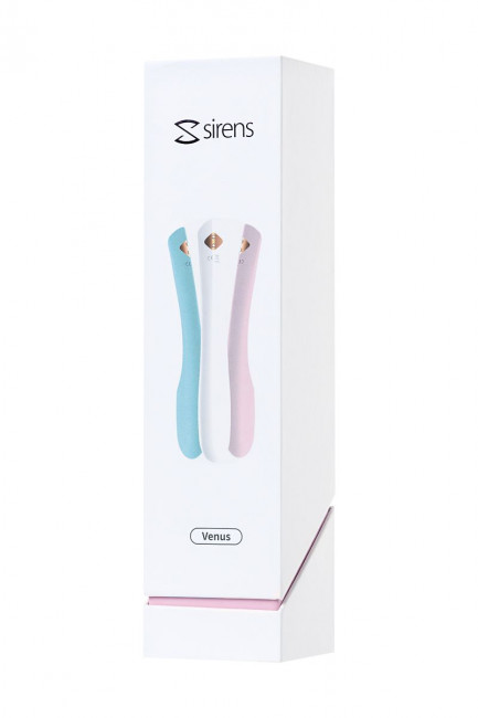 Нежно-розовый гибкий водонепроницаемый вибратор Sirens Venus - 22 см. Нежно-розовый гибкий водонепроницаемый вибратор Sirens Venus - 22 см.