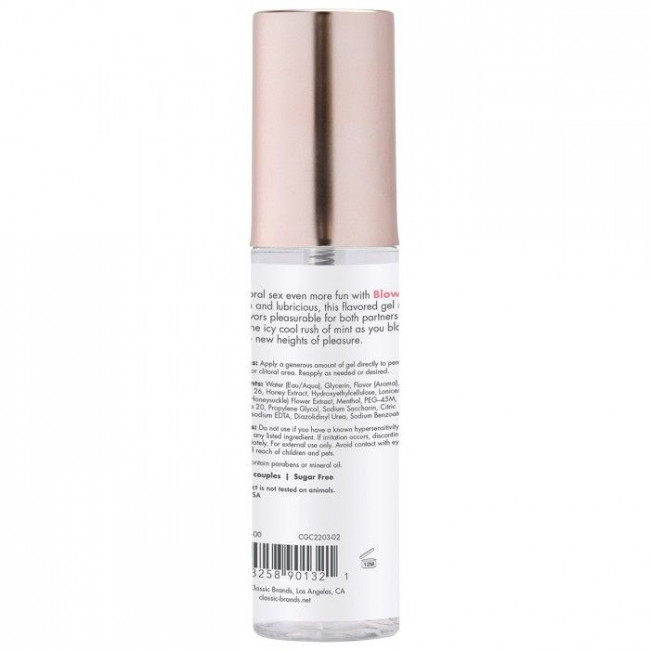 Гель для орального секса Electric Mint с ароматом мяты - 60 мл.