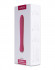 Вибратор со спиралевидным рельефом и функцией нагрева Anya Plum Red - 19,6 см.