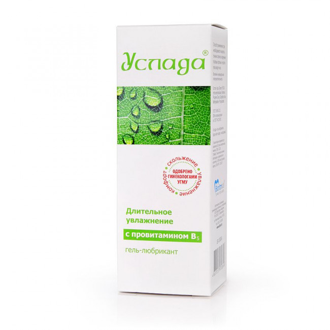 Увлажняющий гель-смазка с провитамином В5 "Услада" - 60 гр. Увлажняющий гель-смазка с провитамином В5 "Услада" - 60 гр.