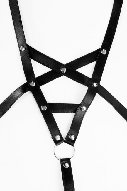 Черная портупея "Адела"