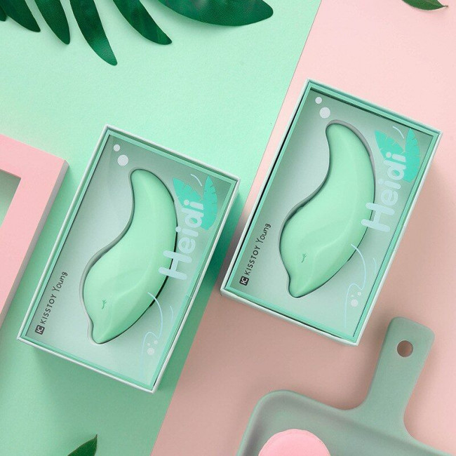 Зеленый клиторальный стимулятор Heidi Зеленый клиторальный стимулятор Heidi