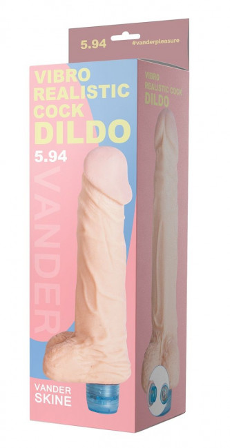 Телесный вибратор Vibro Realistic Cock Dildo - 18 см. Телесный вибратор Vibro Realistic Cock Dildo - 18 см.