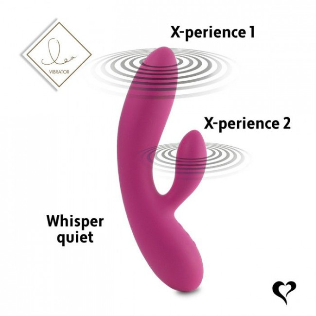 Розовый вибратор-кролик Lea Rabbit Vibrator - 20,2 см. Розовый вибратор-кролик Lea Rabbit Vibrator - 20,2 см.