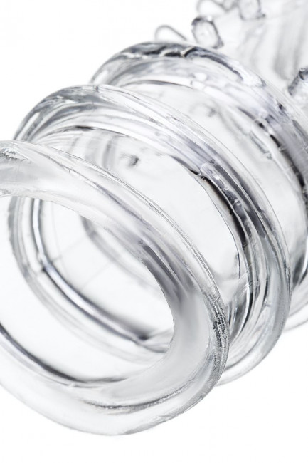 Прозрачная насадка на пенис TOYFA A-Toys с ребрами и точками - 15,3 см. Прозрачная насадка на пенис TOYFA A-Toys с ребрами и точками - 15,3 см.