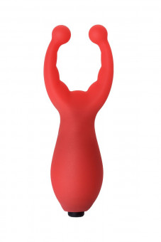 Красный мини-вибратор "Штучка"