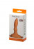 Анальный стимулятор телесного цвета Beginners p-spot massager flash - 11 см.