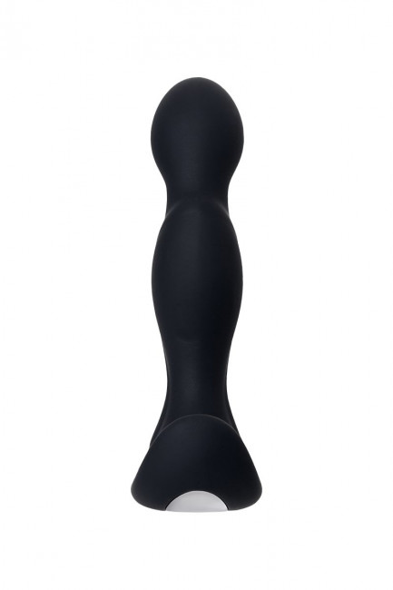 Черный вибромассажер простаты Vela - 12 см. Черный вибромассажер простаты Vela - 12 см.