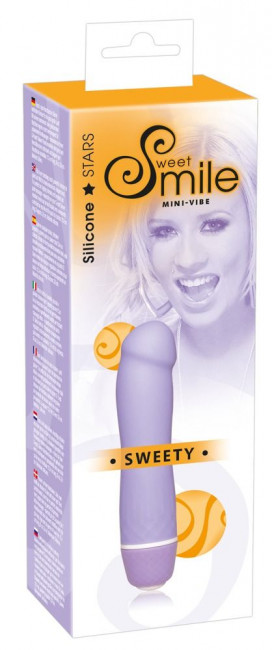 Сиреневый мини-вибратор Mini Sweety - 12,4 см. Сиреневый мини-вибратор Mini Sweety - 12,4 см.